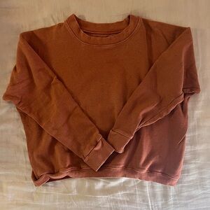 Aliya Wanek Terracotta Orange Ami Sweatshirt